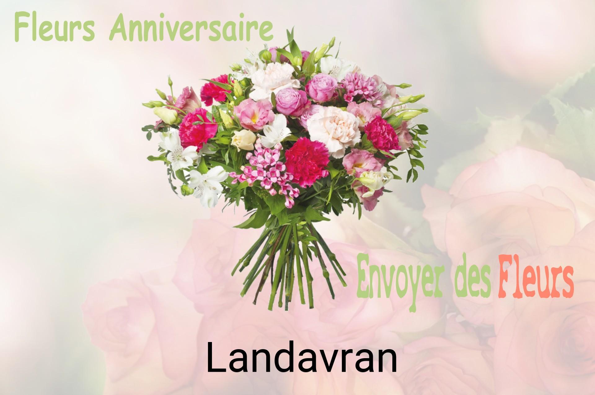 Bouquet de fleurs d’anniversaire livré à Landavran