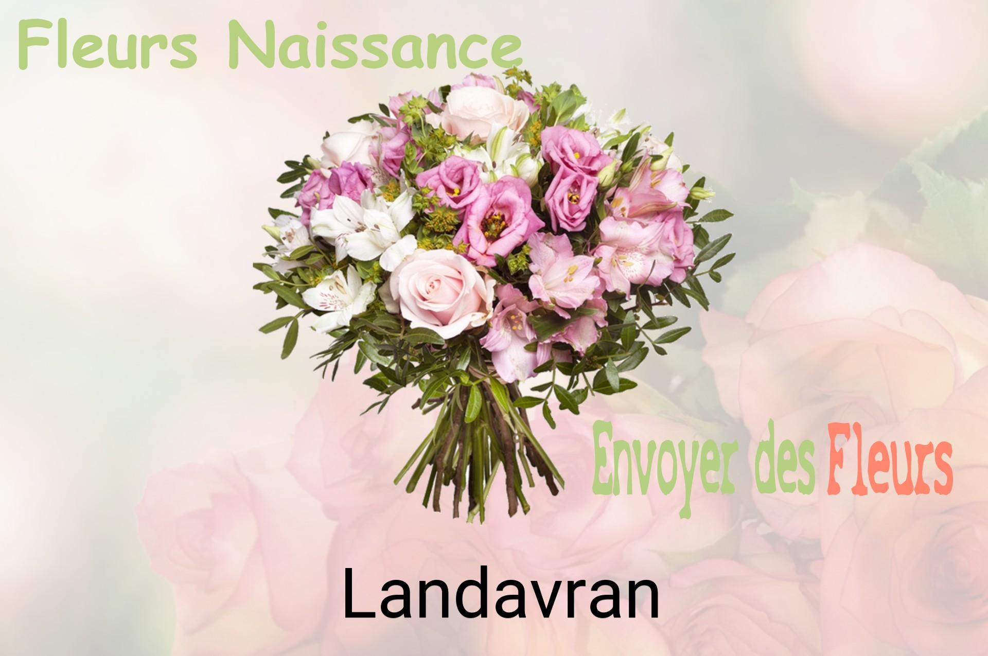 Bouquet de fleurs de naissance livré à Landavran